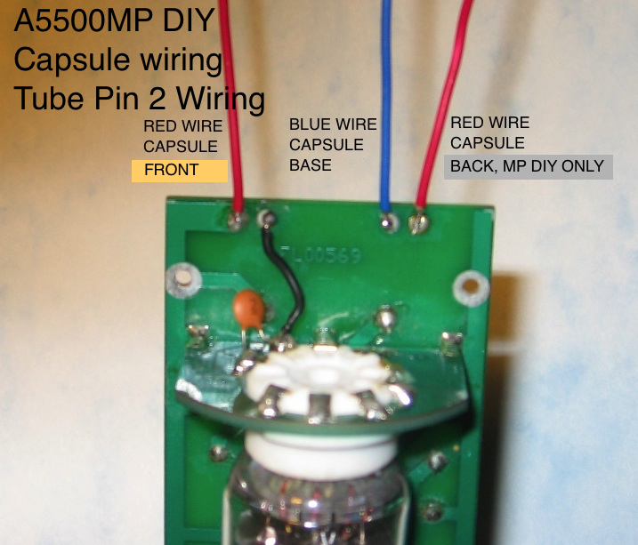 A5500MP Capsule wiring